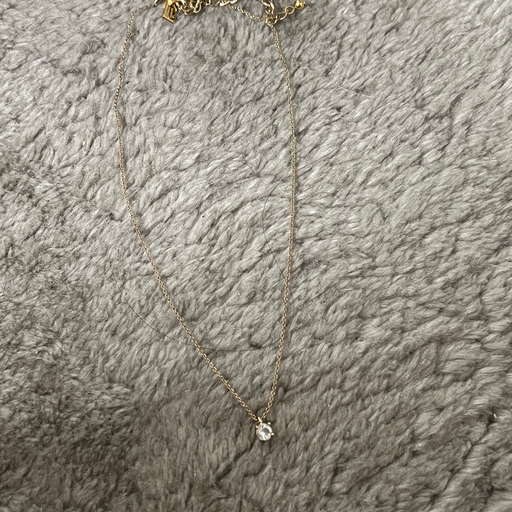 Kate Spade Necklace with Crystal Pendant